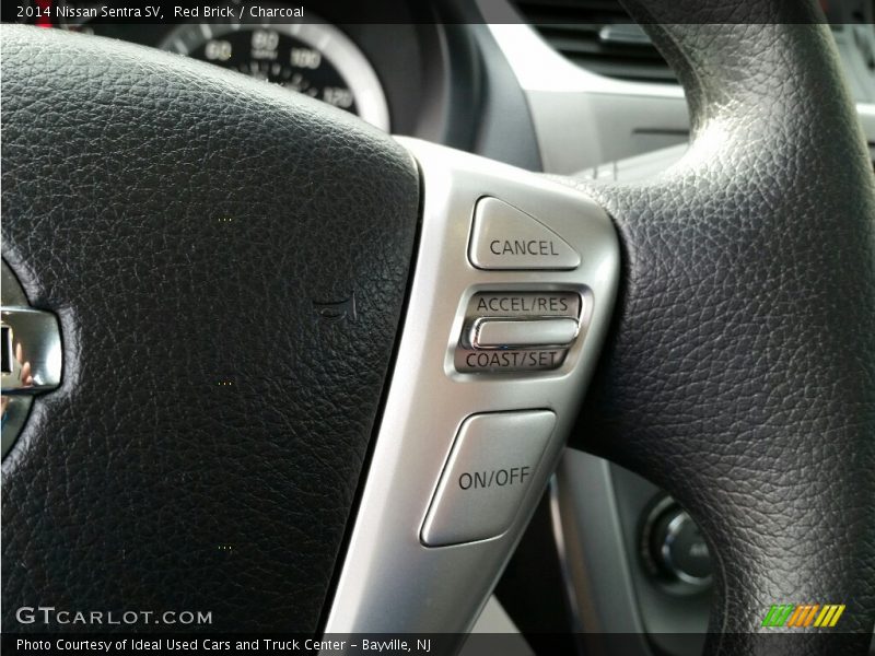 Red Brick / Charcoal 2014 Nissan Sentra SV
