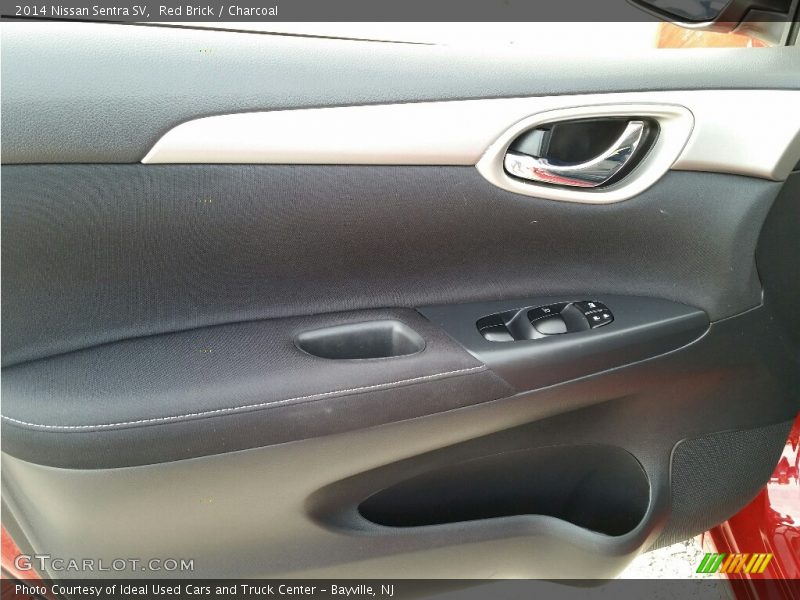 Red Brick / Charcoal 2014 Nissan Sentra SV