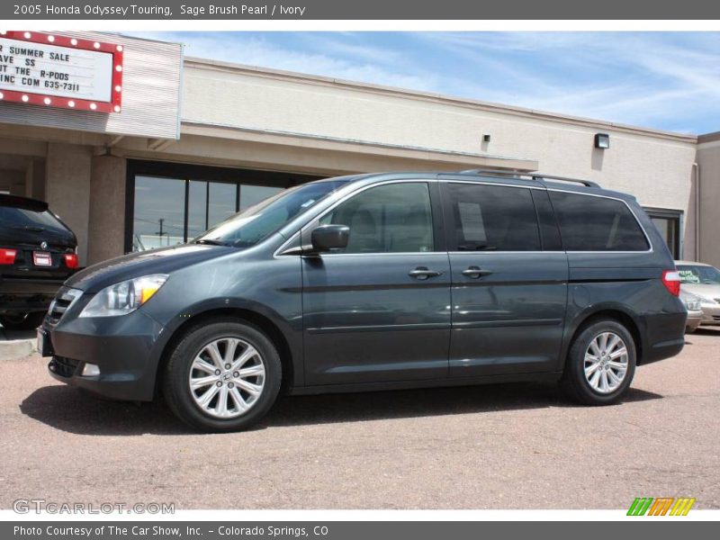 Sage Brush Pearl / Ivory 2005 Honda Odyssey Touring