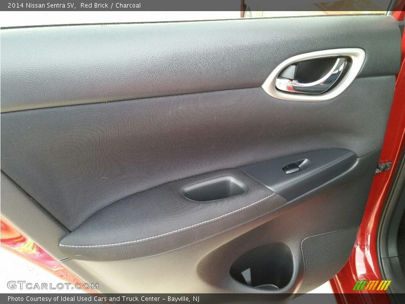 Red Brick / Charcoal 2014 Nissan Sentra SV