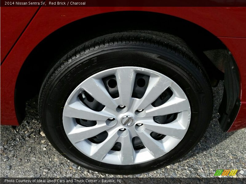 Red Brick / Charcoal 2014 Nissan Sentra SV