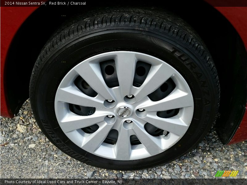 Red Brick / Charcoal 2014 Nissan Sentra SV
