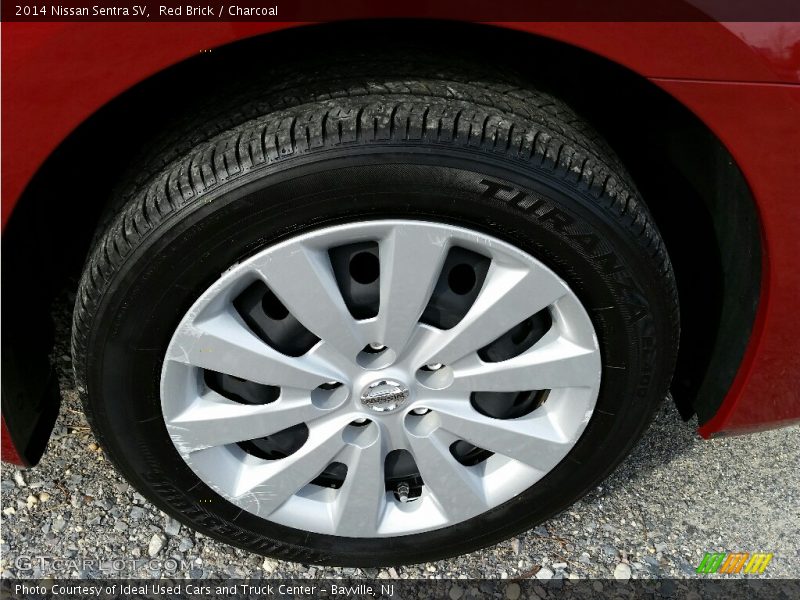 Red Brick / Charcoal 2014 Nissan Sentra SV
