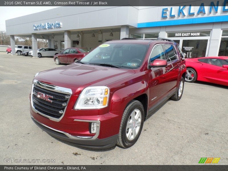 Crimson Red Tintcoat / Jet Black 2016 GMC Terrain SLE AWD
