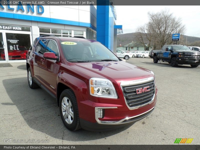 Crimson Red Tintcoat / Jet Black 2016 GMC Terrain SLE AWD