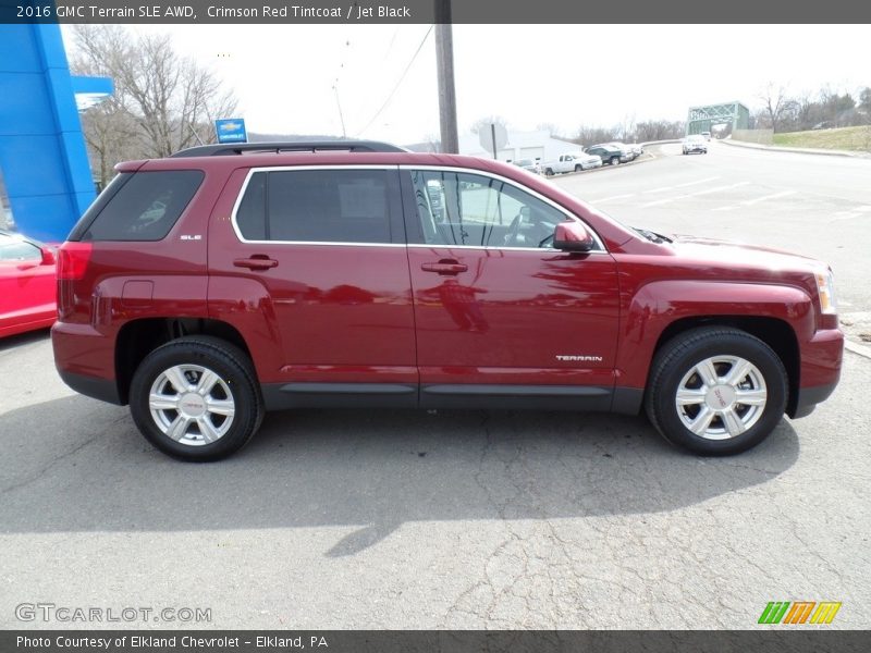 Crimson Red Tintcoat / Jet Black 2016 GMC Terrain SLE AWD