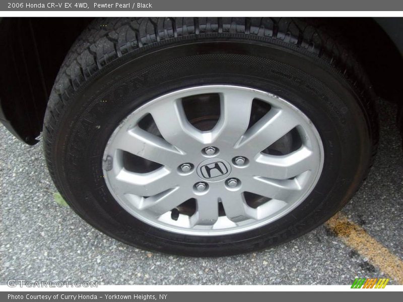 Pewter Pearl / Black 2006 Honda CR-V EX 4WD