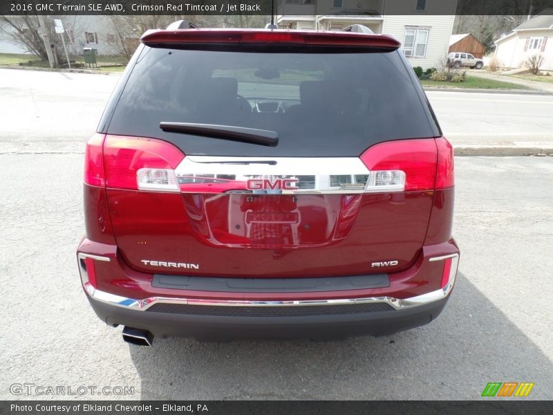 Crimson Red Tintcoat / Jet Black 2016 GMC Terrain SLE AWD