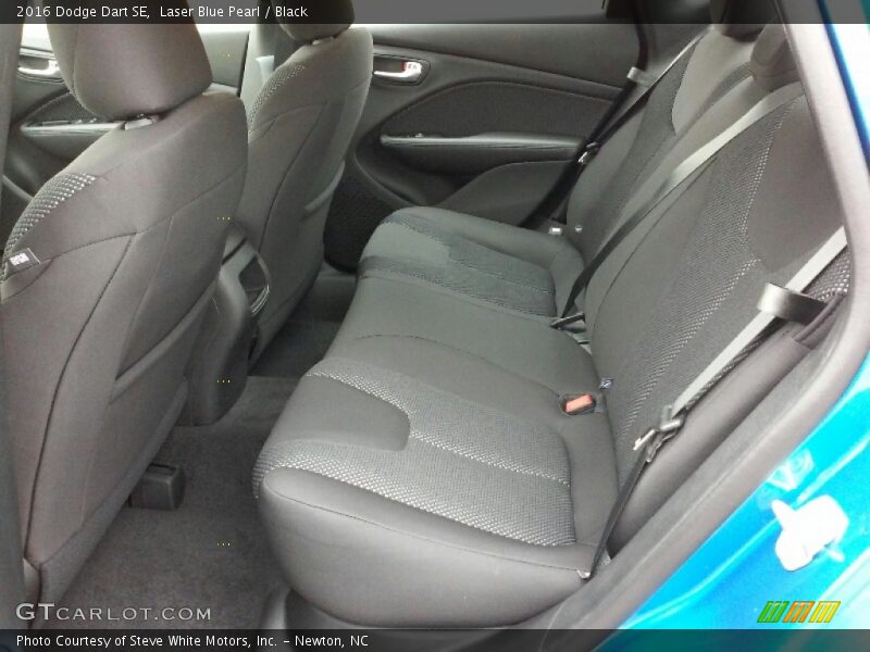 Laser Blue Pearl / Black 2016 Dodge Dart SE