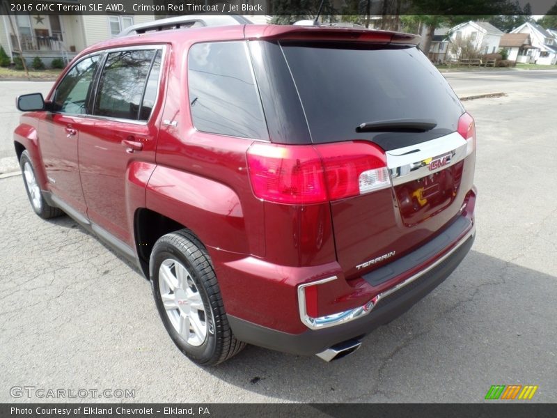 Crimson Red Tintcoat / Jet Black 2016 GMC Terrain SLE AWD