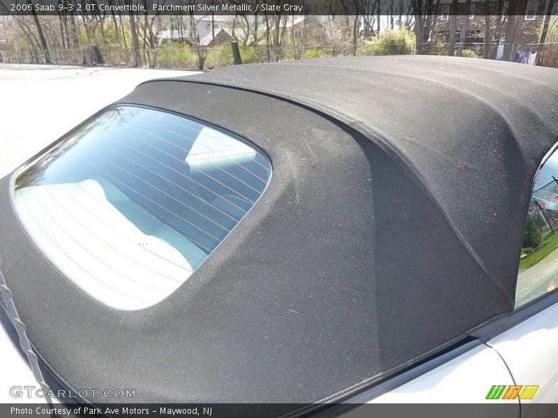 Parchment Silver Metallic / Slate Gray 2006 Saab 9-3 2.0T Convertible