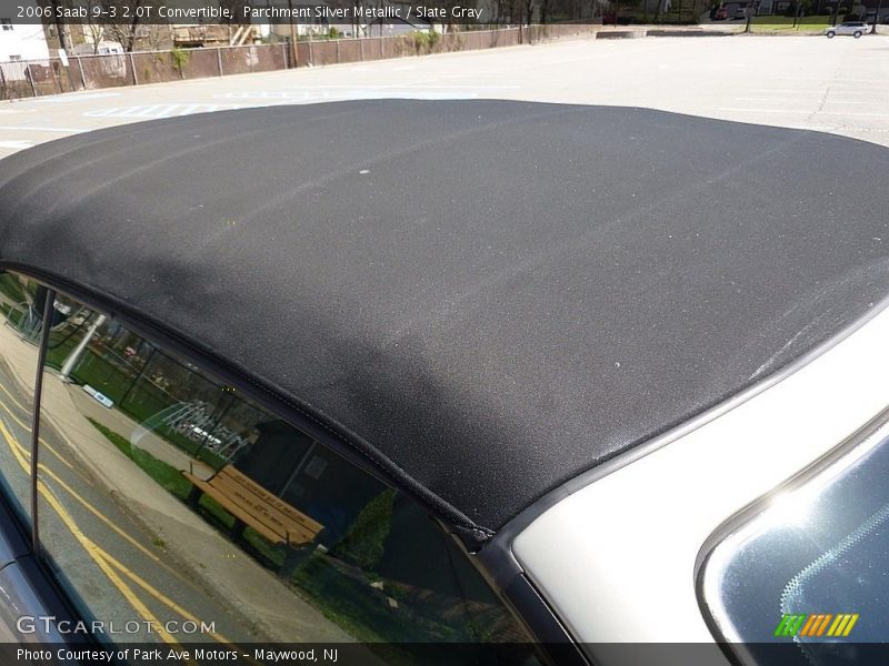 Parchment Silver Metallic / Slate Gray 2006 Saab 9-3 2.0T Convertible