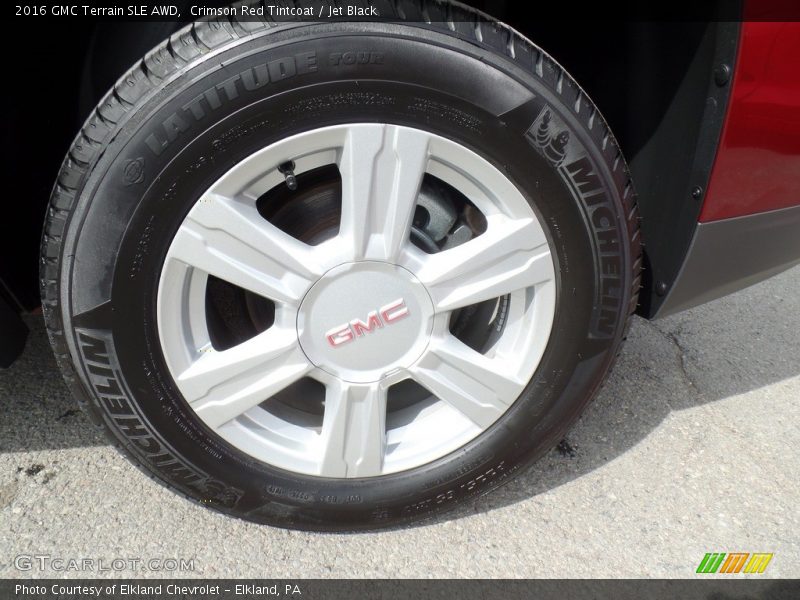 Crimson Red Tintcoat / Jet Black 2016 GMC Terrain SLE AWD