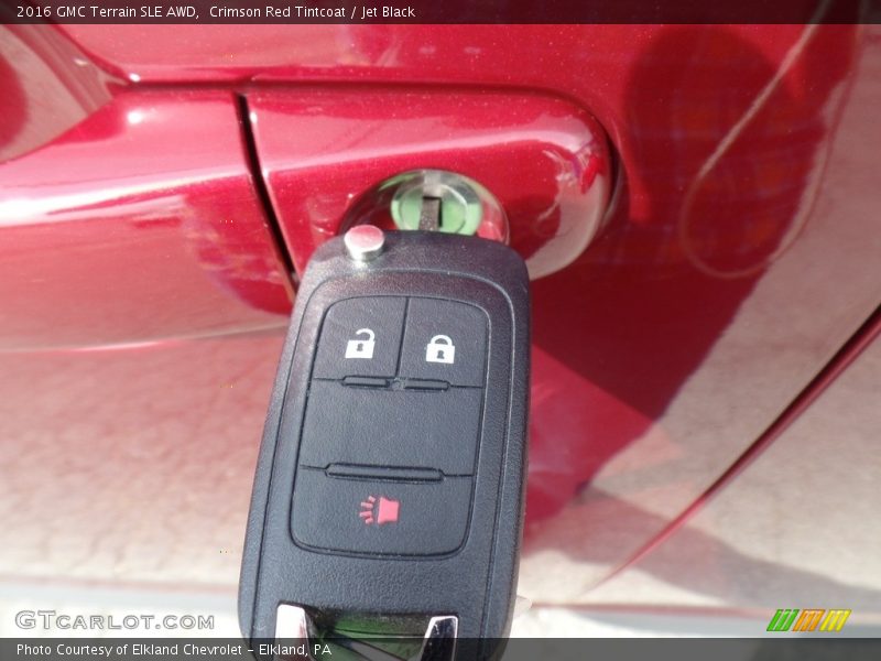 Crimson Red Tintcoat / Jet Black 2016 GMC Terrain SLE AWD