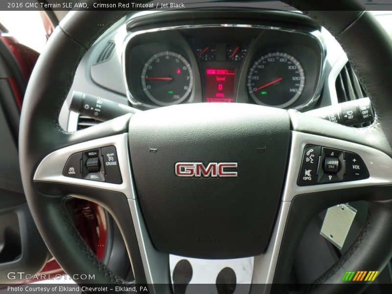 Crimson Red Tintcoat / Jet Black 2016 GMC Terrain SLE AWD