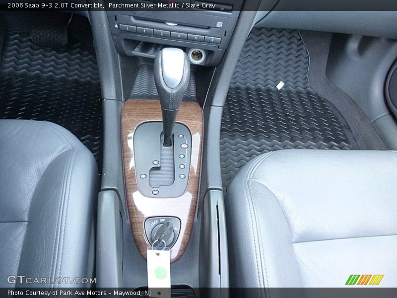Parchment Silver Metallic / Slate Gray 2006 Saab 9-3 2.0T Convertible