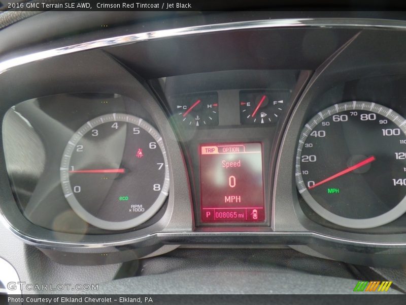 Crimson Red Tintcoat / Jet Black 2016 GMC Terrain SLE AWD