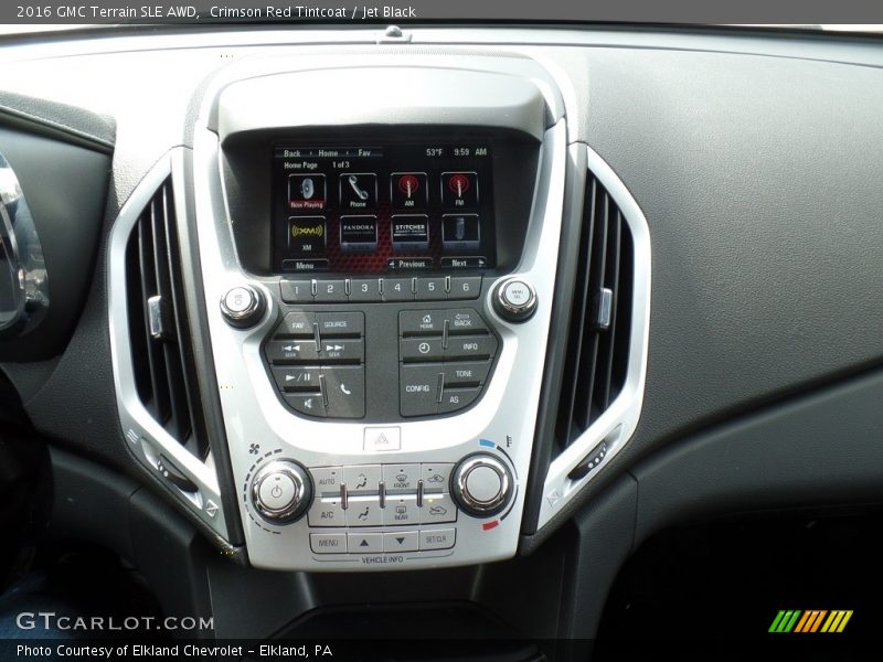 Crimson Red Tintcoat / Jet Black 2016 GMC Terrain SLE AWD