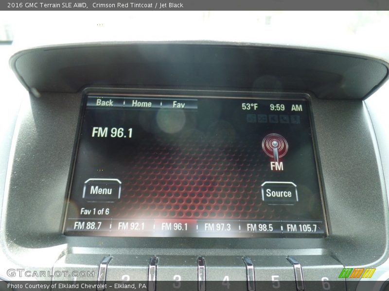 Crimson Red Tintcoat / Jet Black 2016 GMC Terrain SLE AWD