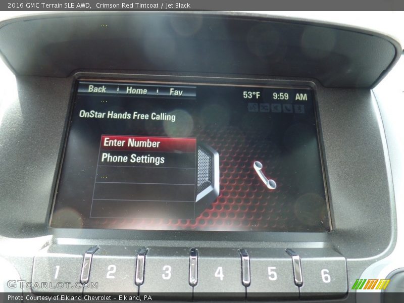 Crimson Red Tintcoat / Jet Black 2016 GMC Terrain SLE AWD