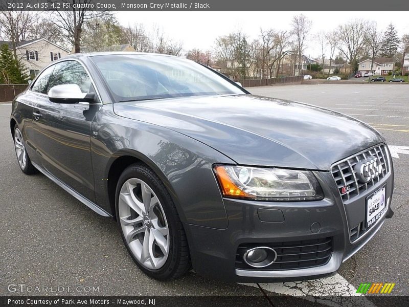 Monsoon Grey Metallic / Black 2012 Audi S5 4.2 FSI quattro Coupe
