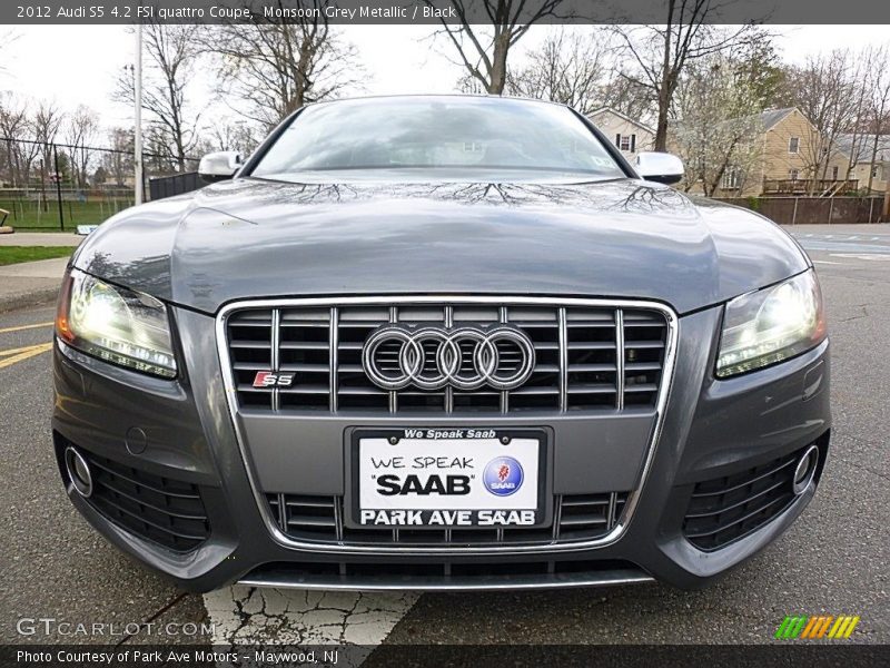 Monsoon Grey Metallic / Black 2012 Audi S5 4.2 FSI quattro Coupe