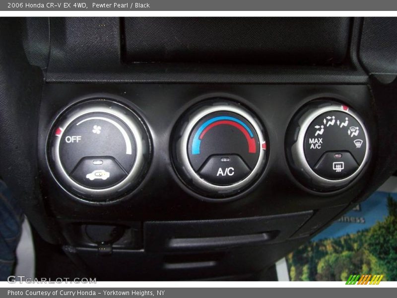 Pewter Pearl / Black 2006 Honda CR-V EX 4WD