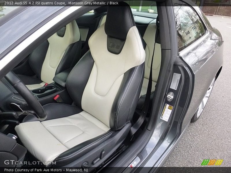 Monsoon Grey Metallic / Black 2012 Audi S5 4.2 FSI quattro Coupe