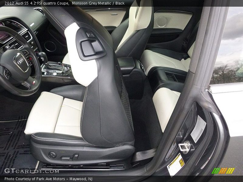 Monsoon Grey Metallic / Black 2012 Audi S5 4.2 FSI quattro Coupe