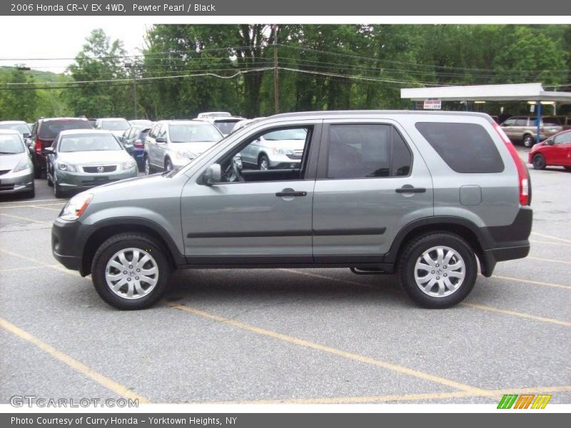 Pewter Pearl / Black 2006 Honda CR-V EX 4WD
