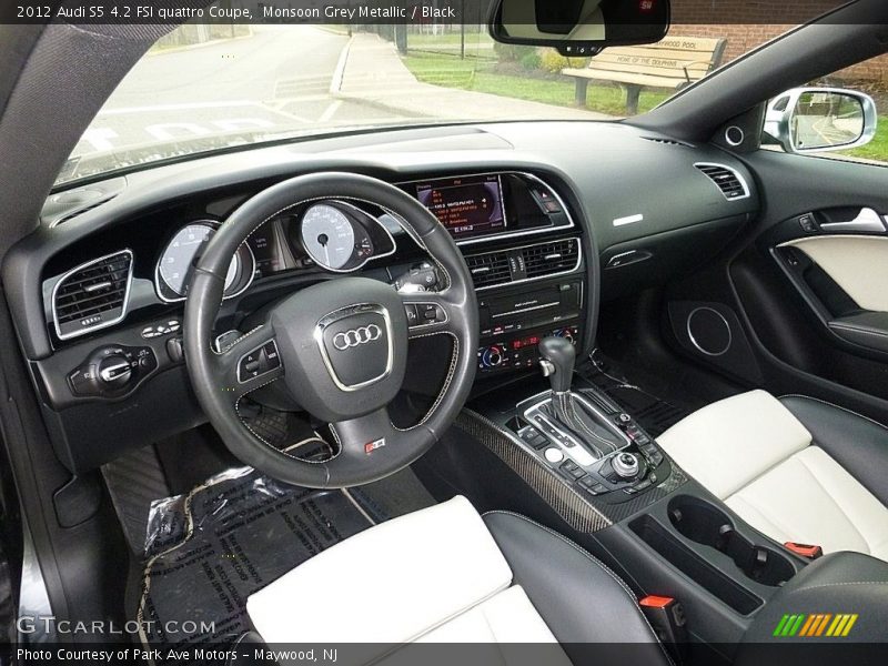 Monsoon Grey Metallic / Black 2012 Audi S5 4.2 FSI quattro Coupe