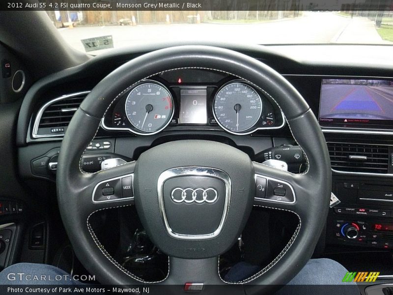 Monsoon Grey Metallic / Black 2012 Audi S5 4.2 FSI quattro Coupe