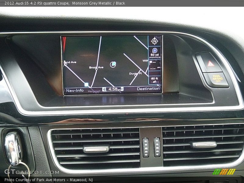 Monsoon Grey Metallic / Black 2012 Audi S5 4.2 FSI quattro Coupe