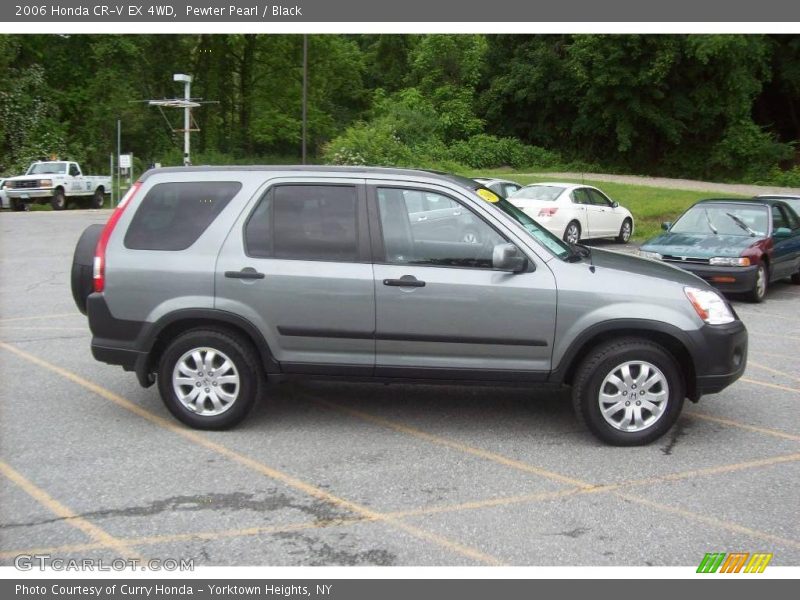 Pewter Pearl / Black 2006 Honda CR-V EX 4WD