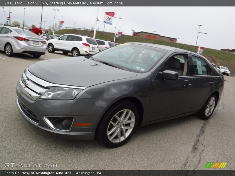 Sterling Grey Metallic / Medium Light Stone 2011 Ford Fusion SEL V6