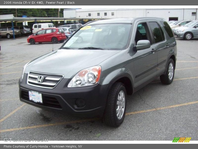 Pewter Pearl / Black 2006 Honda CR-V EX 4WD