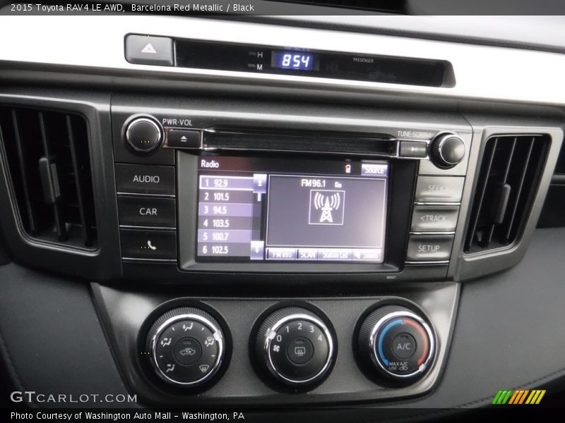 Barcelona Red Metallic / Black 2015 Toyota RAV4 LE AWD