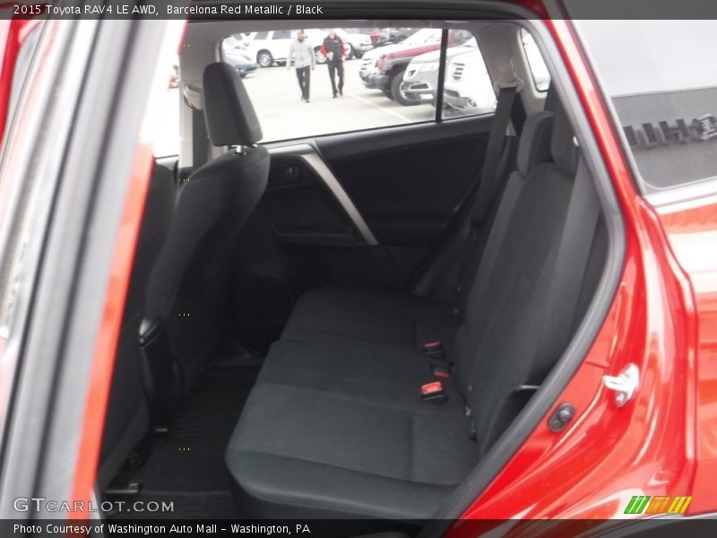 Barcelona Red Metallic / Black 2015 Toyota RAV4 LE AWD