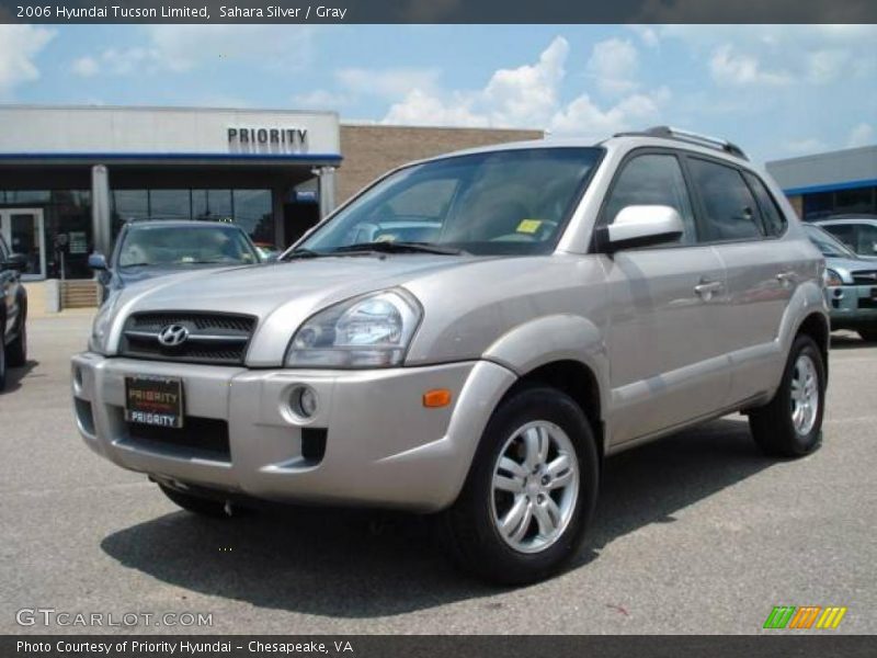 Sahara Silver / Gray 2006 Hyundai Tucson Limited