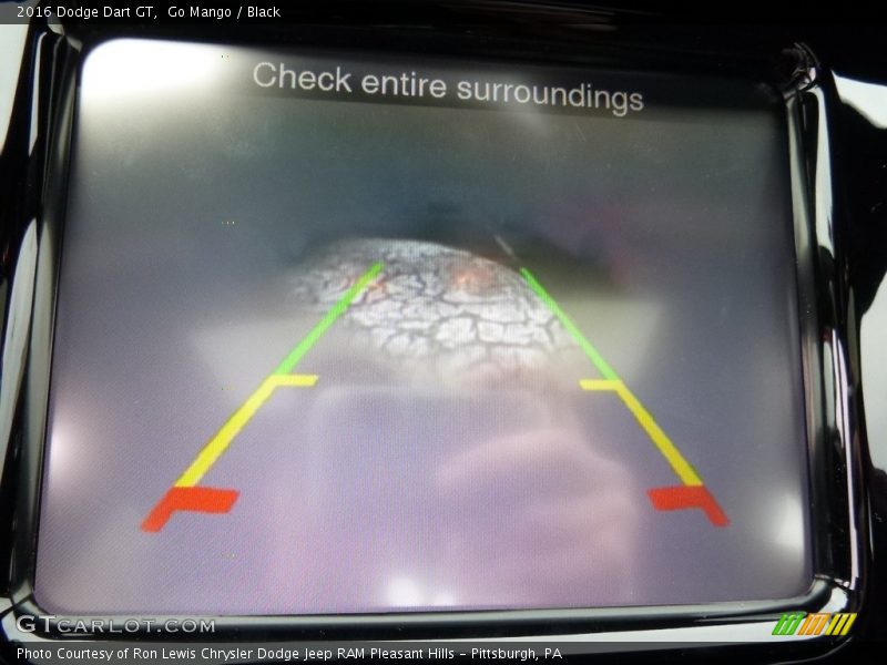 Go Mango / Black 2016 Dodge Dart GT
