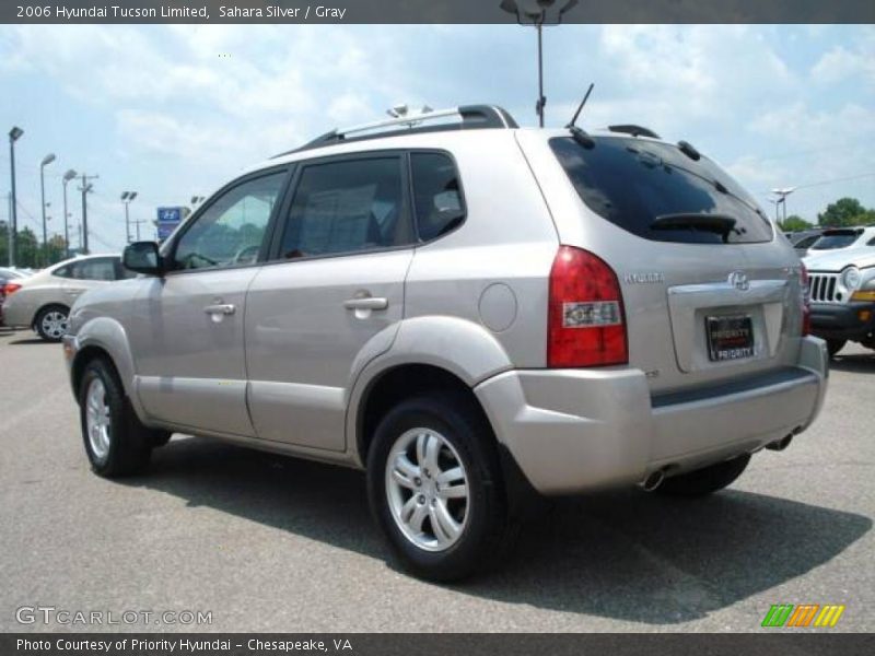 Sahara Silver / Gray 2006 Hyundai Tucson Limited