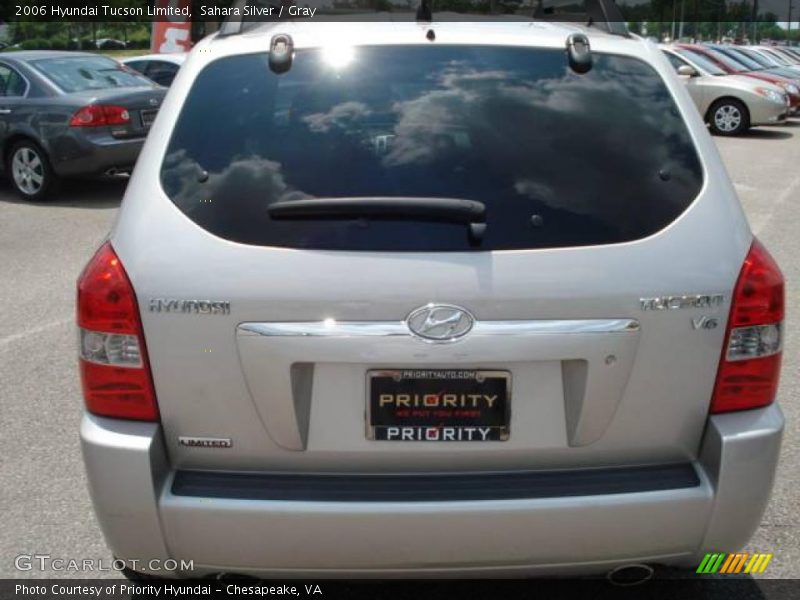 Sahara Silver / Gray 2006 Hyundai Tucson Limited