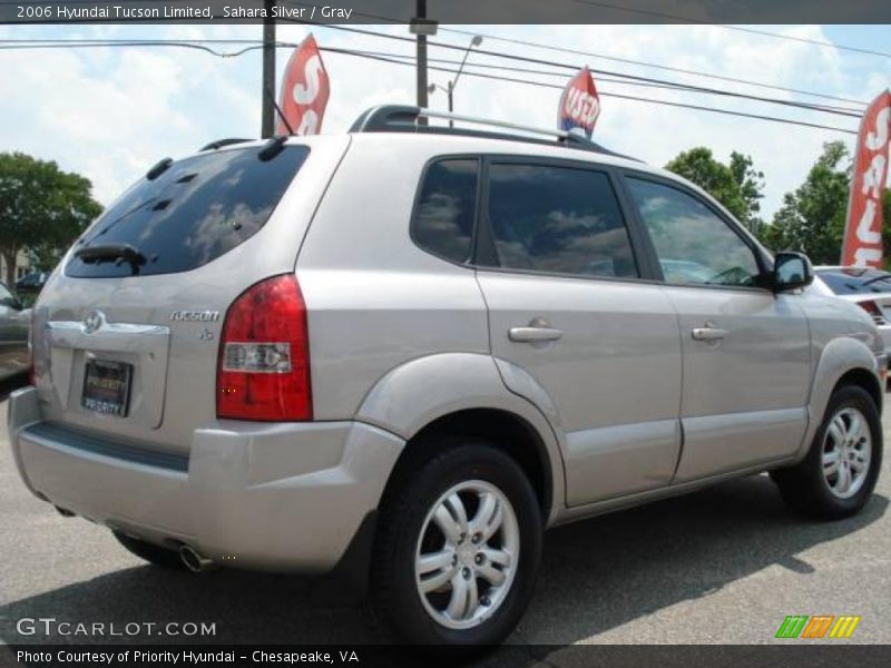 Sahara Silver / Gray 2006 Hyundai Tucson Limited