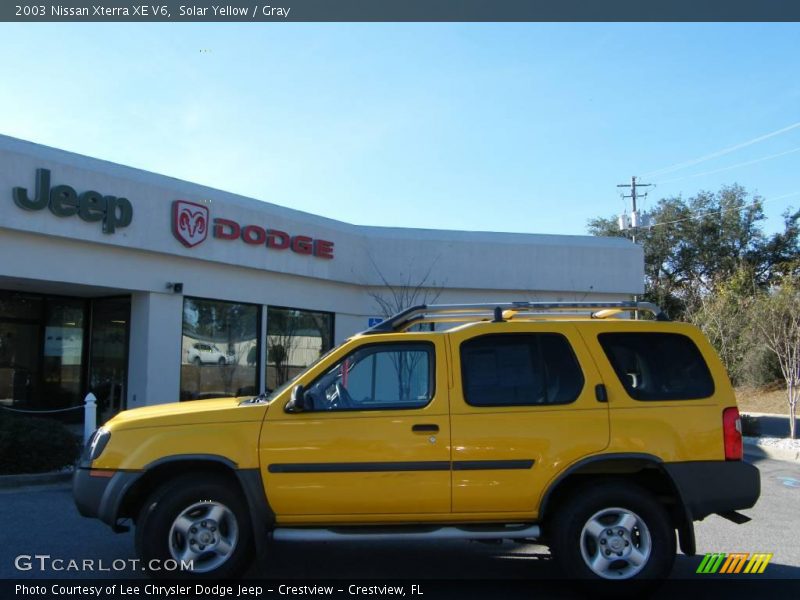 Solar Yellow / Gray 2003 Nissan Xterra XE V6