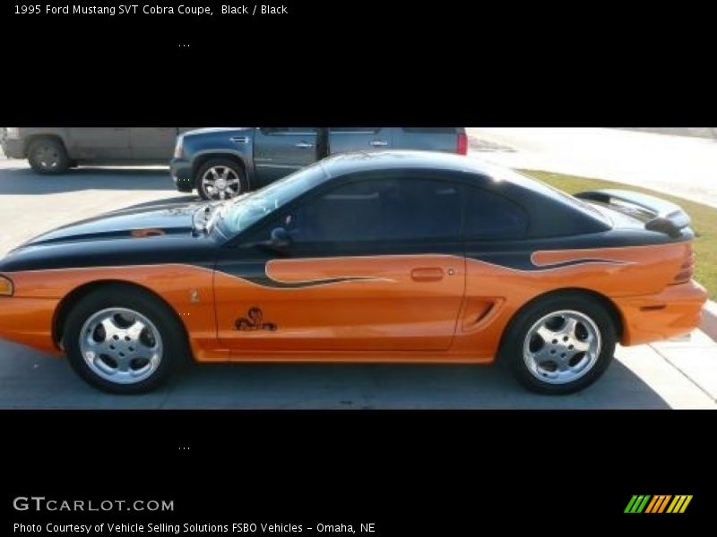 Black / Black 1995 Ford Mustang SVT Cobra Coupe