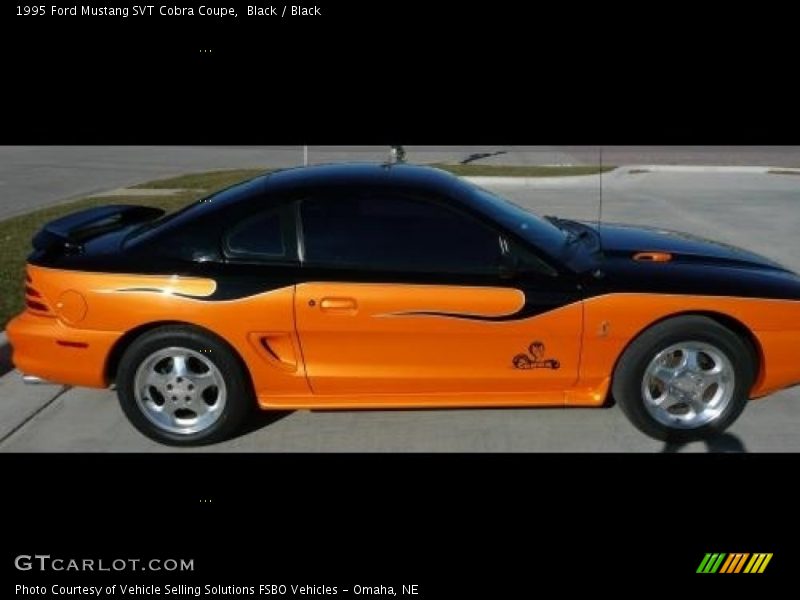 Black / Black 1995 Ford Mustang SVT Cobra Coupe