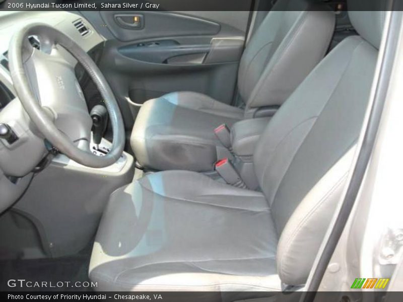 Sahara Silver / Gray 2006 Hyundai Tucson Limited
