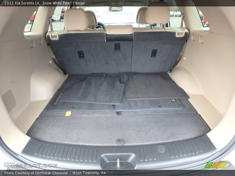Snow White Pearl / Beige 2012 Kia Sorento LX