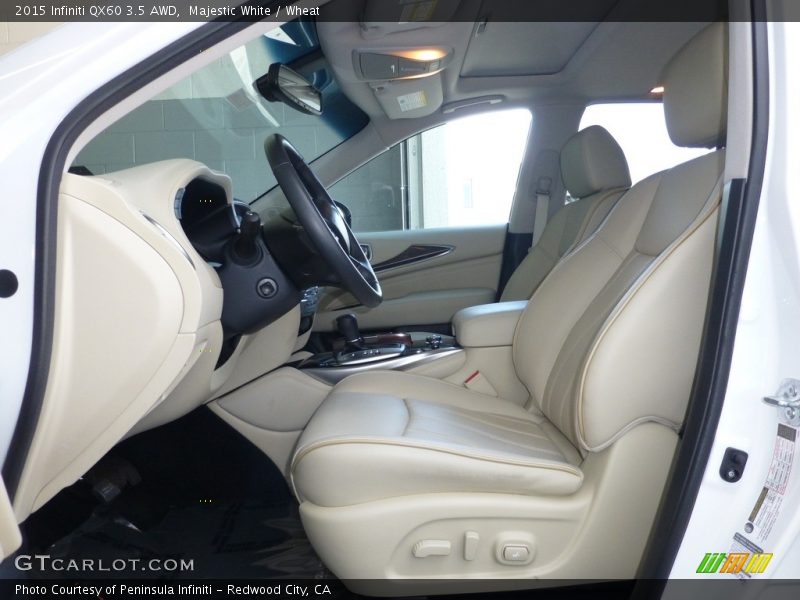 Majestic White / Wheat 2015 Infiniti QX60 3.5 AWD