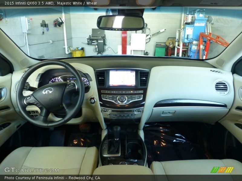Majestic White / Wheat 2015 Infiniti QX60 3.5 AWD